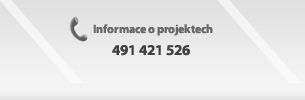 Informace o projektech - tel: 491 421 526